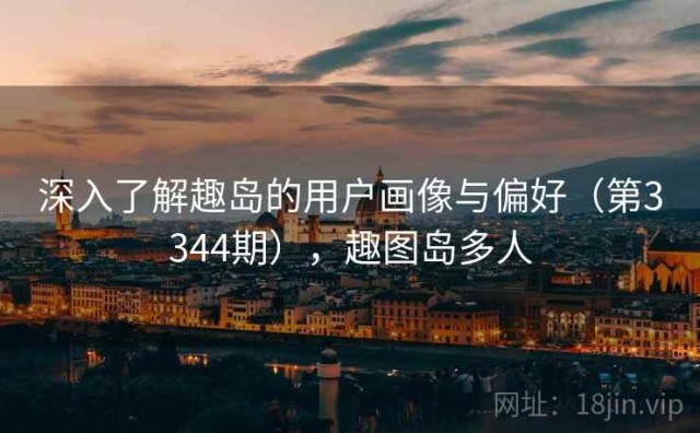 深入了解趣岛的用户画像与偏好（第3344期），趣图岛多人