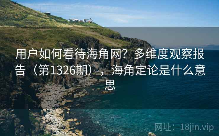 用户如何看待海角网？多维度观察报告（第1326期），海角定论是什么意思